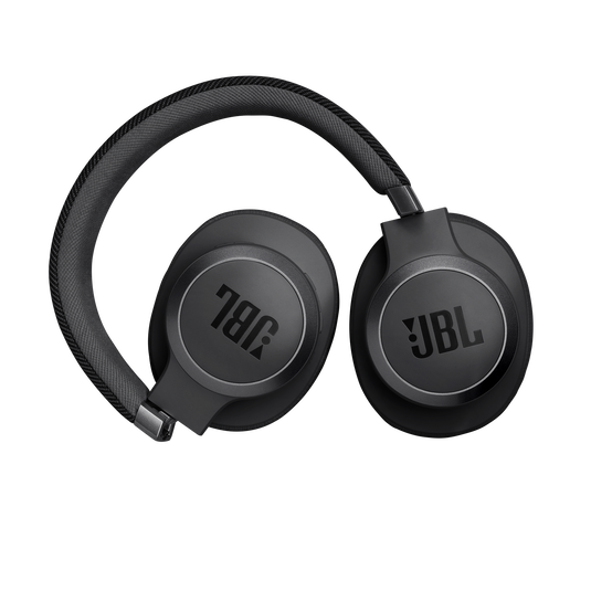 JBL Live 770NC - Black - Wireless Over-Ear Headphones with True Adaptive Noise Cancelling - Detailshot 4 image number null